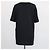 T-shirt Gucci girocollo in cotone nero con stampa logo e effetto distressed - vista 3