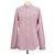 Camisa Burberry Brit de manga comprida em algodão riscado vermelho
