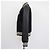 Giacca Bomber Gucci in misto tessuto nero e pelle con Horsebit - vista 2