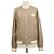 Jaqueta Bomber Dolce & Gabbana em Nylon Marrom e Branco com Placa de Logo