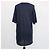 Gucci Crewneck T-Shirt aus Leinen in Navyblau mit Interlocking G Patch - Ansicht 3