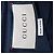 Gucci Crewneck T-Shirt aus Leinen in Navyblau mit Interlocking G Patch - Ansicht 5