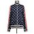 Giacca track Gucci in jacquard GG in cotone blu navy