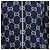 Giacca track Gucci in jacquard GG in cotone blu navy - vista 4