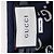 Giacca track Gucci in jacquard GG in cotone blu navy - vista 5