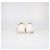 Sneakers basse Gucci Julio in tela bianca con banda Web - vista 5