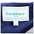 Giacca tuta in velluto Laurel blu navy e bianca Casablanca - vista 5