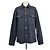 Autre Marque Frame Black Cotton Long Sleeve Overshirt
