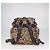 Mochila cargo Dolce & Gabbana de tela acolchada marrón con estampado de leopardo - vista 3