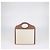 Borsa Mini Pocket Burberry Marrone, Beige in Tela e Pelle - vista 3