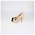 Chanel Beige,Black Leather Platform Cap Toe Pumps - view 4