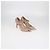 Valentino Beige Quilted Leather Rockstud Ankle Strap Cap Toe Pumps - view 2