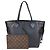 Borsa Louis Vuitton Neverfull MM in pelle Epi nera
