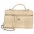 Beauty case Slim Vanity Case in rafia beige Chanel con catena