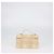 Beauty case Slim Vanity Case in rafia beige Chanel con catena - vista 3