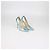 Décolleté a punta in pelle testurizzata blu metallizzato Jimmy Choo - vista 2