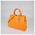 mala Tote Cybill Média em Couro Laranja Aigner - vista 2