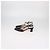 Sandali T-Strap Double G in pelle nera Gucci - vista 4