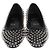 Ballerine in pelle nera con borchie Christian Louboutin