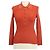 Zimmermann Polo de manga comprida em malha de viscose blend Brick Orange