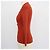 Zimmermann Polo de manga comprida em malha de viscose blend Brick Orange - vista 2