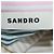 Abito camicia maxi a balze in popeline di cotone a righe multicolore Sandro - vista 5