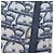 Pouch a catena Saddle in tela Oblique blu navy Christian Dior - vista 6