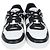 Céline Celine Baskets Basses CT-04 en Cuir Noir et Blanc