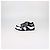 Céline Celine Baskets Basses CT-04 en Cuir Noir et Blanc - vue 4