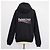 Sudadera con capucha Balenciaga de algodón negro con estampado de logo - vista 3