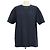 T-shirt Christian Dior blu navy in cotone terry jacquard Oblique relaxed fit