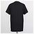 T-shirt in cotone nero Burberry con ricamo TB e girocollo - vista 3
