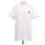 T-shirt girocollo in cotone bianco Burberry con ricamo TB