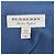 T-shirt Burberry blu navy in cotone con logo ricamato e scollo a V - vista 5
