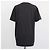 T-shirt Burberry in cotone nero con logo ricamato e scollo a V - vista 3