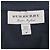 T-shirt Burberry in cotone nero con logo ricamato e scollo a V - vista 5