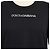 Dolce & Gabbana T-Shirt mit Rundhalsausschnitt aus schwarzer Baumwolle mit besticktem Logo - Ansicht 4