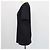 T-shirt Dolce & Gabbana in cotone nero con scollo a V e placca logo - vista 2