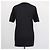 T-shirt Dolce & Gabbana in cotone nero con scollo a V e placca logo - vista 3