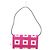Bulgari Clutch Bvlgari in tela e pelle