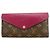 Louis Vuitton Tri-fold Long Wallet Fuchsia