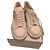 Alexander McQueen Sneakers en Cuir Blanc et Daim Beige