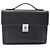 Borsa in pelle nera Salvatore Ferragamo