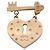 Spilla Chanel Coco Mark Heart Lock
