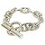 Hermès Bracciale con charm Hermes Chaine d'Ancre TGM Silver
