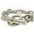 Hermès Bracciale con charm Hermes Chaine d'Ancre TGM Silver - vista 2