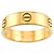 Anello Cartier Love in oro giallo 18K - vista 2