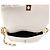 Bolso de hombro con cadena de cuero blanco Chanel - vista 5