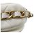 Bolso de hombro con cadena de cuero blanco Chanel - vista 8