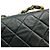 Borsa a tracolla Chanel in pelle nera con catena - vista 9